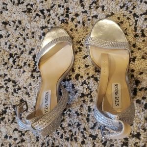 Steve Madden heels size 8.5  rhinestone